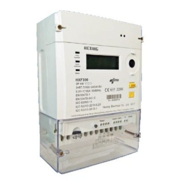 Hexing HXF300 Smart Three Phase CT/PT Meter + 4G Modem