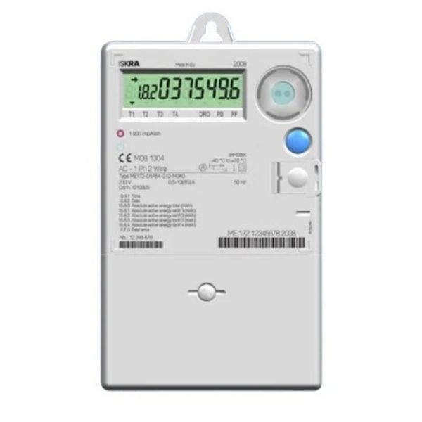 Iskra ME172 85A/100A Single Phase Direct Connect Meter